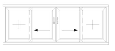 PSK sliding system – opening options